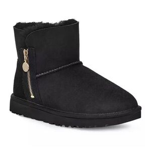 UGG Bailey Zip Shearling Lined Mini Boots